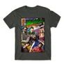 Sötétszürke Agymenők férfi rövid ujjú póló - Bazinga Comics