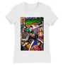 Fehér Agymenők női rövid ujjú póló - Bazinga Comics