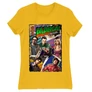 Sárga Agymenők női rövid ujjú póló - Bazinga Comics