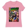 Világos rózsaszín Agymenők női rövid ujjú póló - Bazinga Comics
