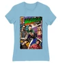 Világoskék Agymenők női rövid ujjú póló - Bazinga Comics