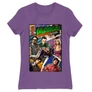 Világoslila Agymenők női rövid ujjú póló - Bazinga Comics