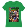 Zöld Agymenők női rövid ujjú póló - Bazinga Comics