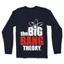 Kép 5/6 - Sötétkék Agymenők férfi hosszú ujjú póló - The Big Bang Theory Logo