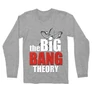 Sportszürke Agymenők férfi hosszú ujjú póló - The Big Bang Theory Logo