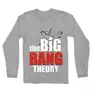 Kép 6/6 - Sportszürke Agymenők férfi hosszú ujjú póló - The Big Bang Theory Logo