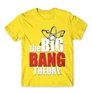 Citromsárga Agymenők férfi rövid ujjú póló - The Big Bang Theory Logo