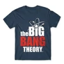 Denim Agymenők férfi rövid ujjú póló - The Big Bang Theory Logo