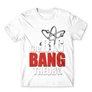 Fehér Agymenők férfi rövid ujjú póló - The Big Bang Theory Logo