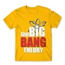 Sárga Agymenők férfi rövid ujjú póló - The Big Bang Theory Logo