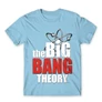 Világoskék Agymenők férfi rövid ujjú póló - The Big Bang Theory Logo