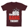 Kép 3/13 - Bordó Agymenők gyerek rövid ujjú póló - The Big Bang Theory Logo