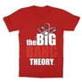 Piros Agymenők gyerek rövid ujjú póló - The Big Bang Theory Logo
