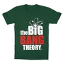Sötétzöld Agymenők gyerek rövid ujjú póló - The Big Bang Theory Logo