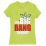 Kép 1/21 - Almazöld Agymenők női rövid ujjú póló - The Big Bang Theory Logo