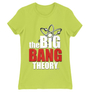 Kép 1/21 - Almazöld Agymenők női rövid ujjú póló - The Big Bang Theory Logo