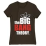 Barna Agymenők női rövid ujjú póló - The Big Bang Theory Logo