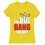 Kép 5/21 - Citromsárga Agymenők női rövid ujjú póló - The Big Bang Theory Logo