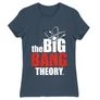 Denim Agymenők női rövid ujjú póló - The Big Bang Theory Logo