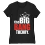 Fekete Agymenők női rövid ujjú póló - The Big Bang Theory Logo