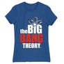 Kép 9/21 - Királykék Agymenők női rövid ujjú póló - The Big Bang Theory Logo
