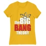 Sárga Agymenők női rövid ujjú póló - The Big Bang Theory Logo