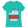 Türkiz Agymenők női rövid ujjú póló - The Big Bang Theory Logo