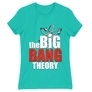 Kép 18/21 - Türkiz Agymenők női rövid ujjú póló - The Big Bang Theory Logo