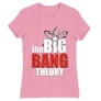 Világos rózsaszín Agymenők női rövid ujjú póló - The Big Bang Theory Logo