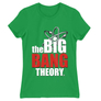 Kép 21/21 - Zöld Agymenők női rövid ujjú póló - The Big Bang Theory Logo