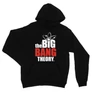 Fekete Agymenők unisex kapucnis pulóver - The Big Bang Theory Logo