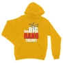 Sárga Agymenők unisex kapucnis pulóver - The Big Bang Theory Logo