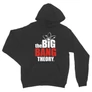 Sötétszükre Agymenők unisex kapucnis pulóver - The Big Bang Theory Logo
