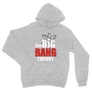 Sportszürke Agymenők unisex kapucnis pulóver - The Big Bang Theory Logo
