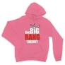 Világos rózsasín Agymenők unisex kapucnis pulóver - The Big Bang Theory Logo