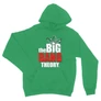 Zöld Agymenők unisex kapucnis pulóver - The Big Bang Theory Logo