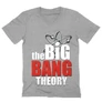 Sportszürke Agymenők férfi V-nyakú póló - The Big Bang Theory Logo
