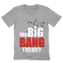 Kép 10/12 - Sportszürke Agymenők férfi V-nyakú póló - The Big Bang Theory Logo