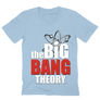Kép 11/12 - Világoskék Agymenők férfi V-nyakú póló - The Big Bang Theory Logo