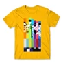 Sárga Agymenők férfi rövid ujjú póló - The Big Bang Theory Colors