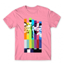 Kép 23/24 - Világos rózsaszín Agymenők férfi rövid ujjú póló - The Big Bang Theory Colors