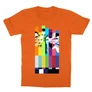 Narancs Agymenők gyerek rövid ujjú póló - The Big Bang Theory Colors