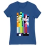 Királykék Agymenők női rövid ujjú póló - The Big Bang Theory Colors