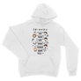 Fehér Jóbarátok unisex kapucnis pulóver - Úgy mint
