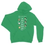 Zöld Jóbarátok unisex kapucnis pulóver - Úgy mint
