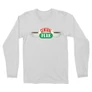 Fehér Jóbarátok férfi hosszú ujjú póló - Central Perk Logo