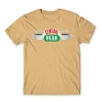 Homok Jóbarátok férfi rövid ujjú póló - Central Perk Logo