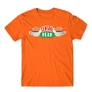 Narancs Jóbarátok férfi rövid ujjú póló - Central Perk Logo