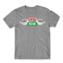 Sportszürke Jóbarátok férfi rövid ujjú póló - Central Perk Logo
