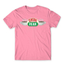 Kép 24/25 - Világos rózsaszín Jóbarátok férfi rövid ujjú póló - Central Perk Logo